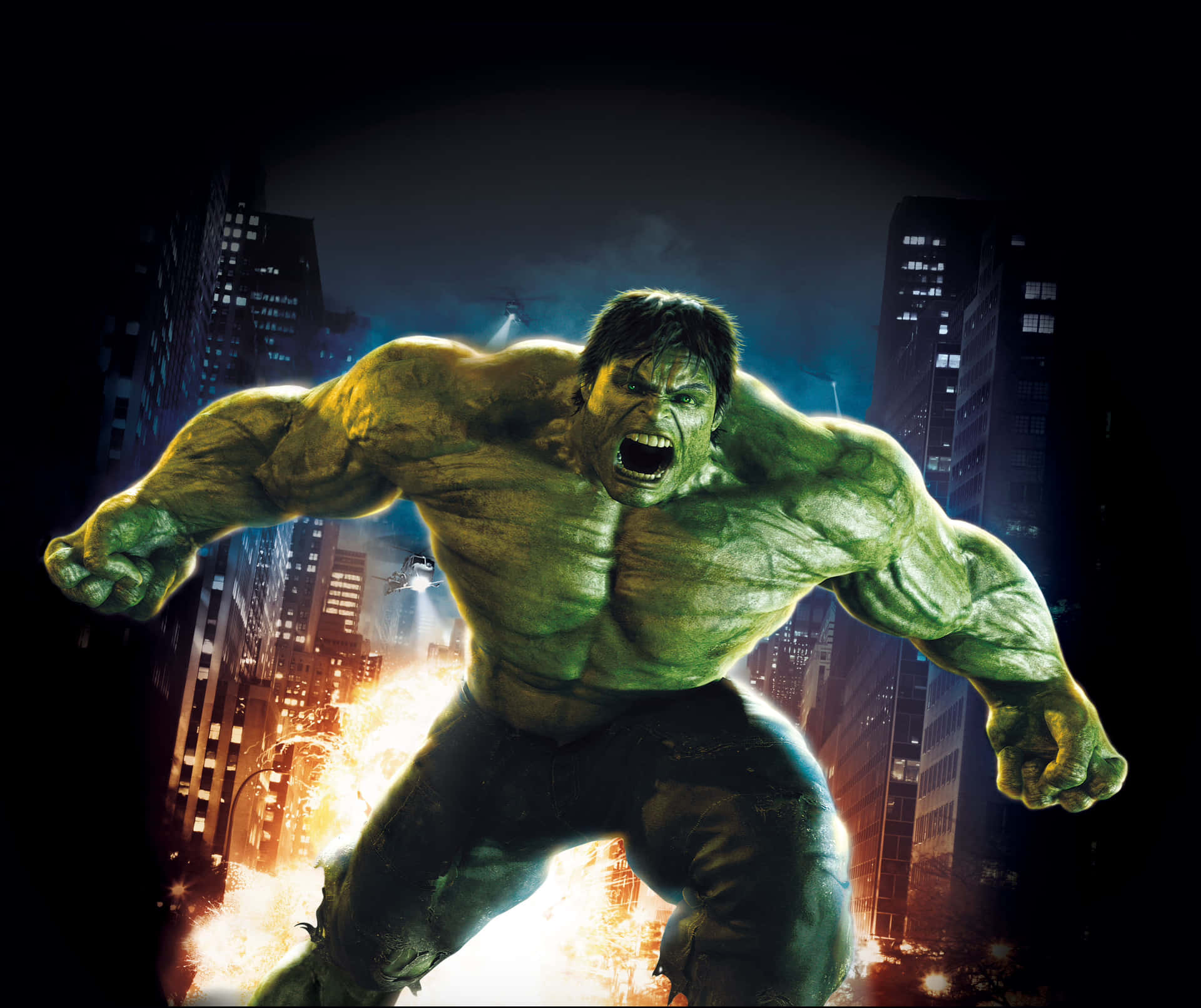 Elfondo De Pantalla Del Increíble Hulk.