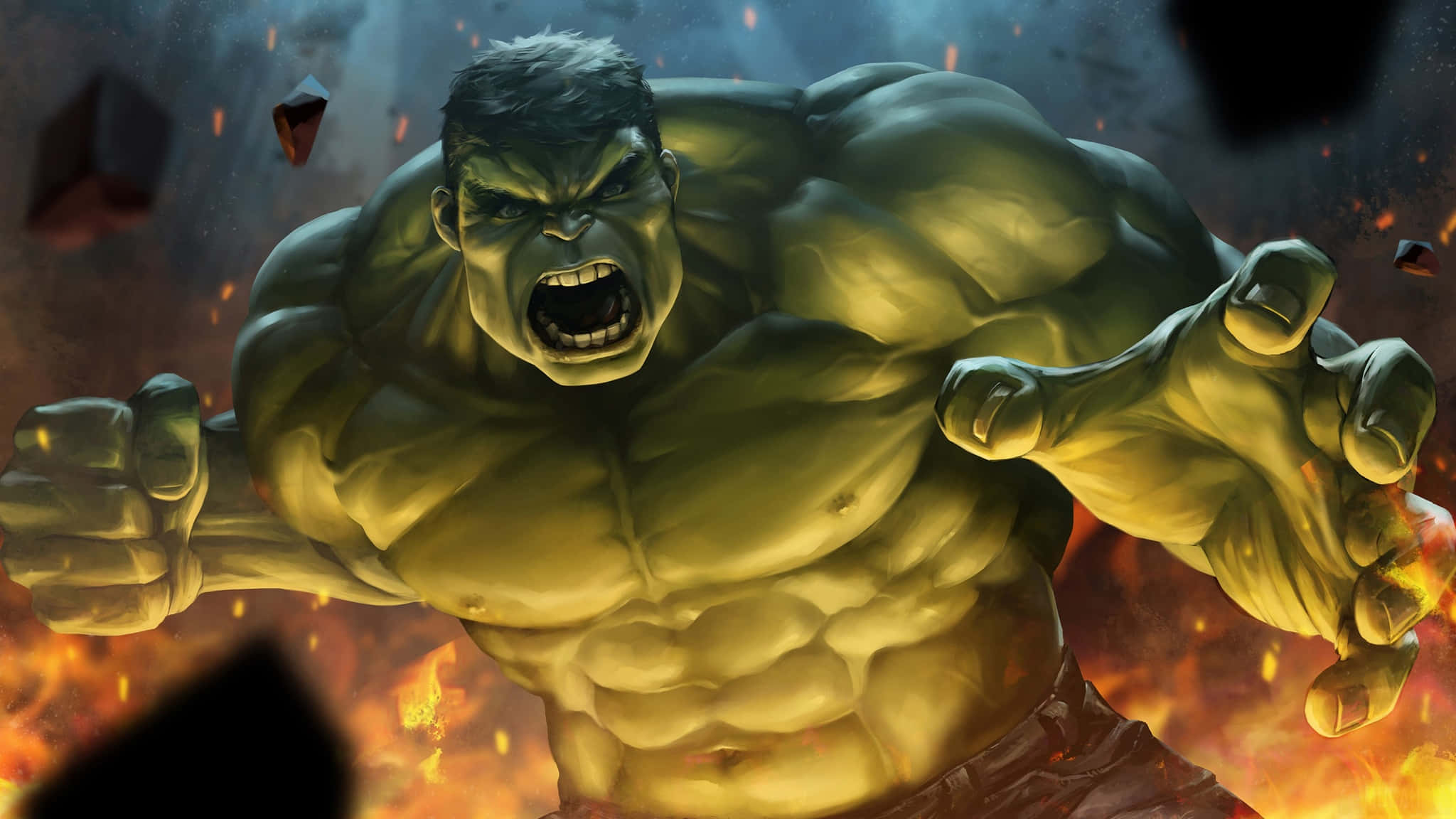 Denotroliga Hulken Utlöser Sin Kraft.