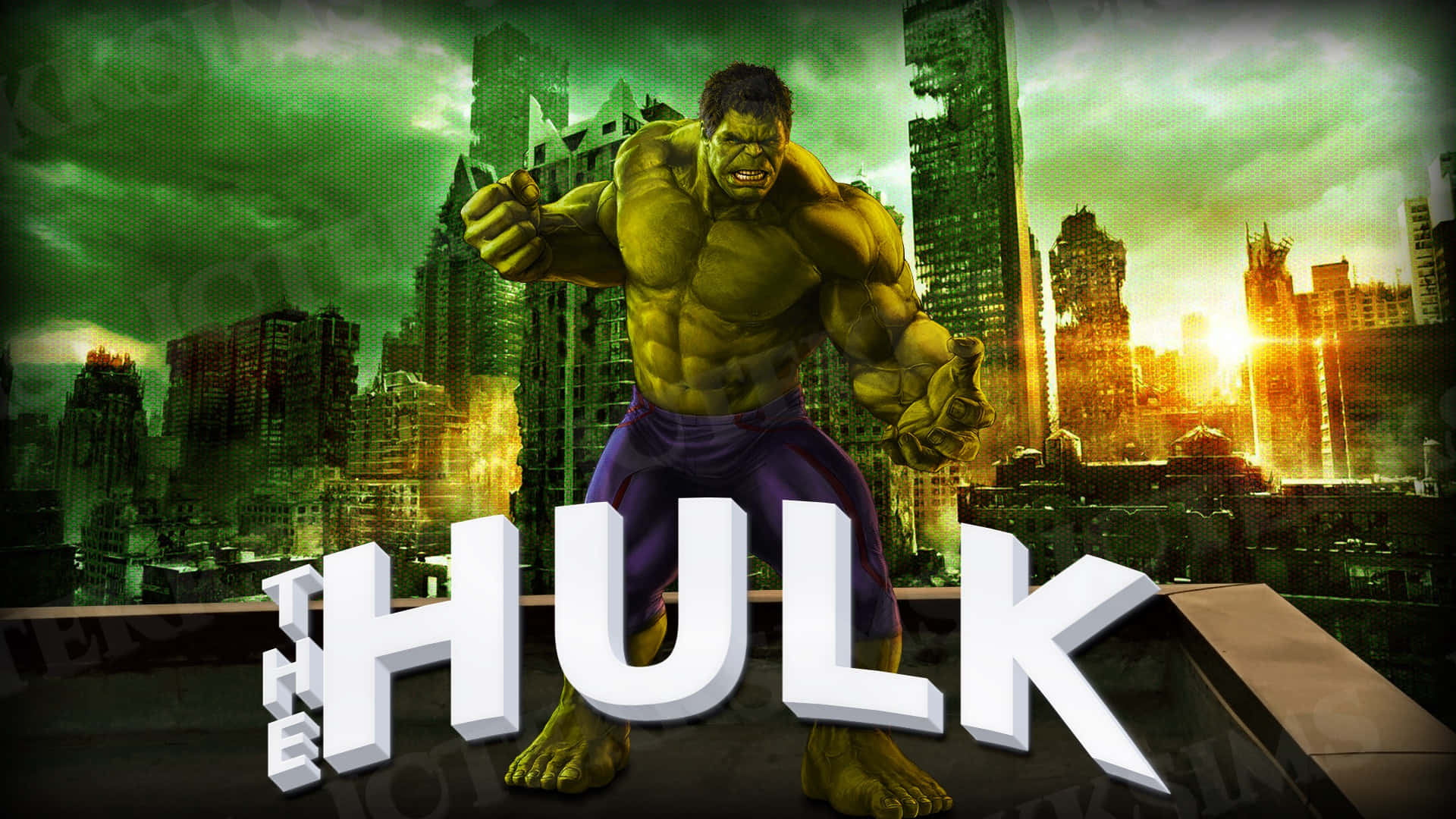 Derunglaubliche Hulk Entfesselt Seine Wut.