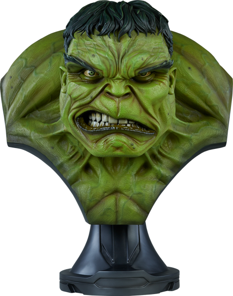 Hulk Bust Sculpture PNG