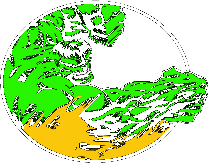 Hulk Circular Comic Style Illustration PNG