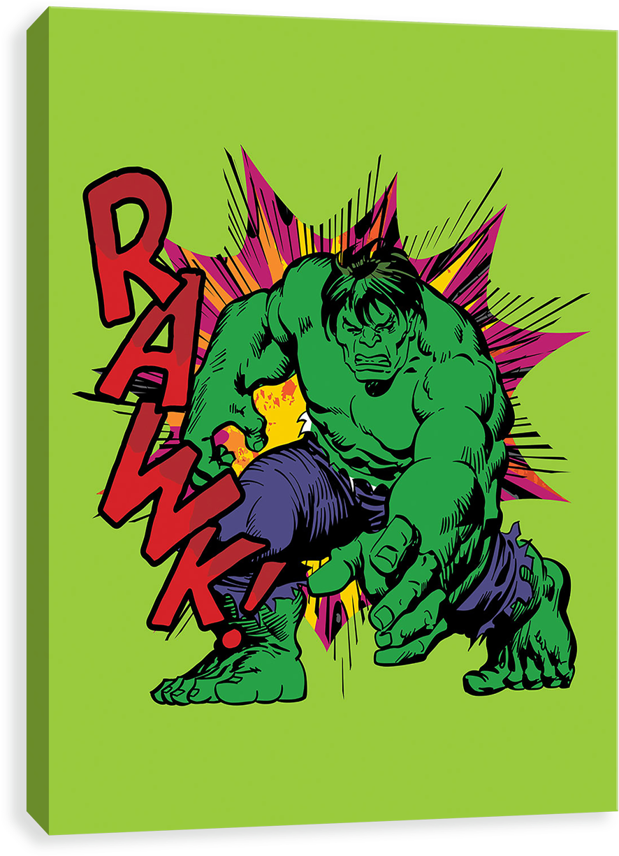 Hulk Comic Style Artwork PNG