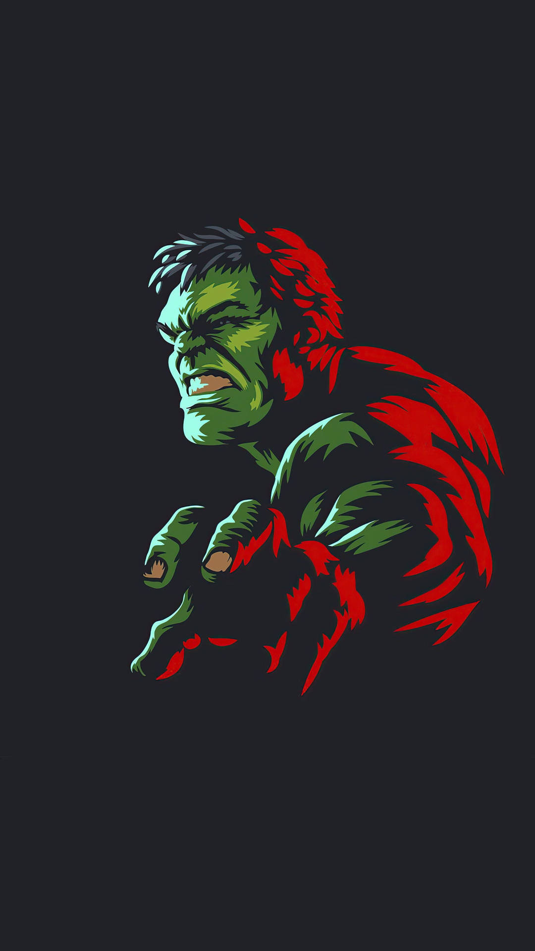 Hulk Digital Artwork 4k Marvel Iphone Background