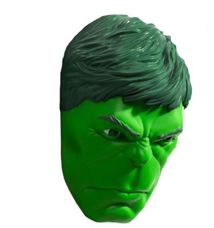 Hulk Head Graphic PNG