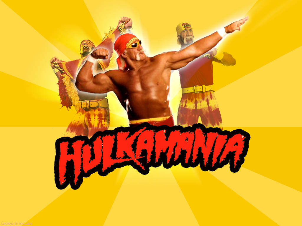Hulk Hogan Hulkamania Poster Wallpaper