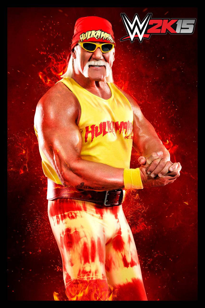 Hulk Hogan In Tie Dye Spandex Wallpaper