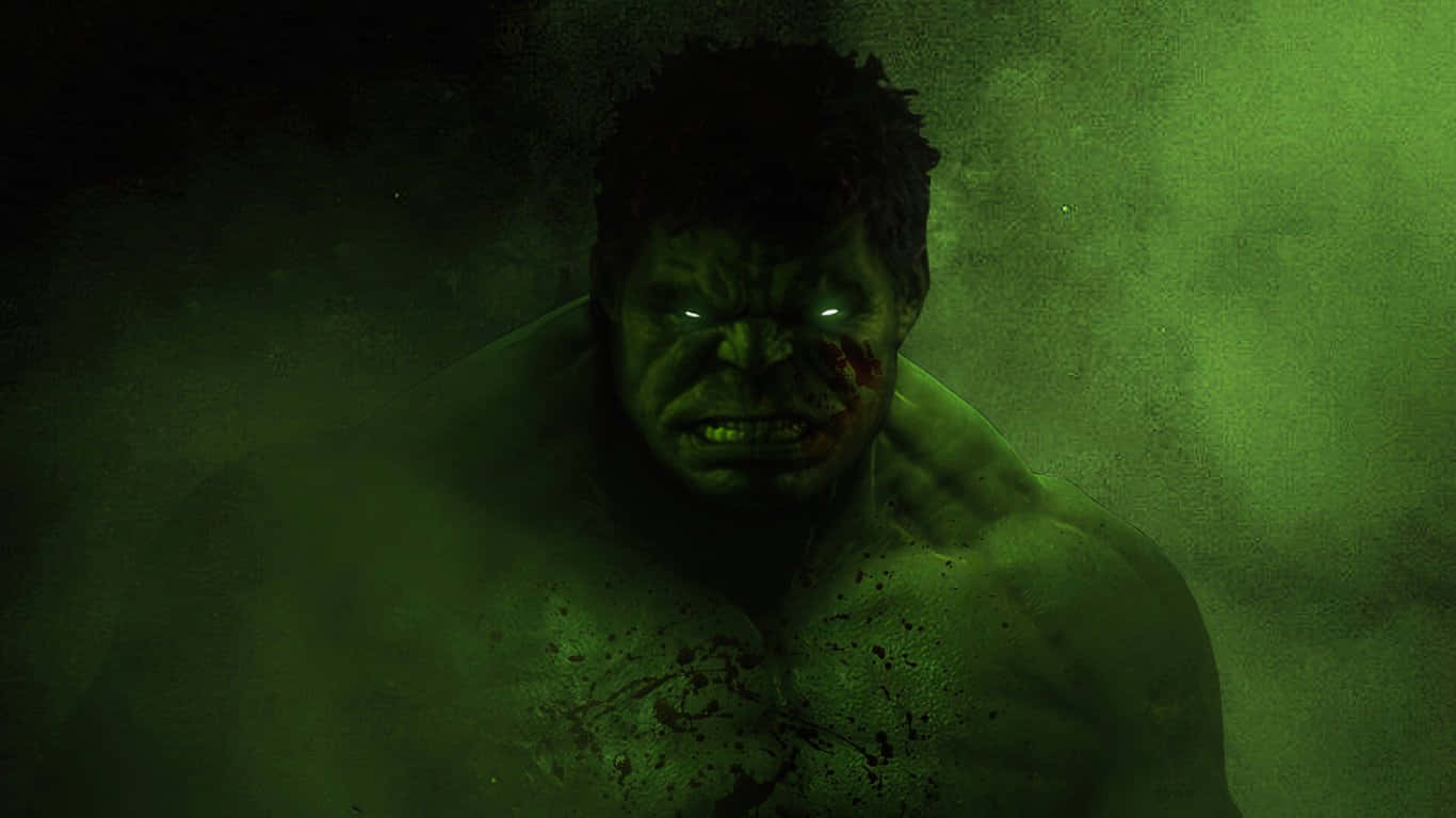 Den utrolige Hulk der demonstrerer sin enorme styrke.