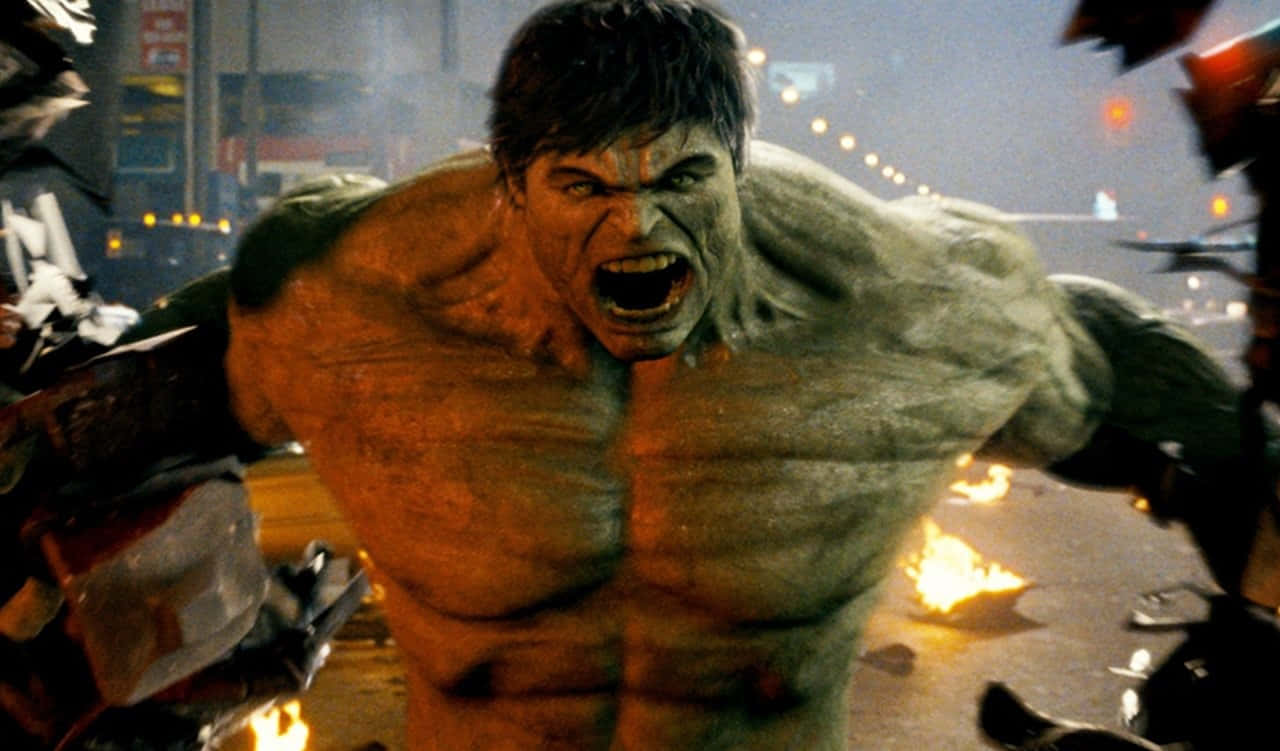 Låtden Otroliga Hulken Härja Fri På Din Datorskärm Eller Mobil Bakgrundsbild.