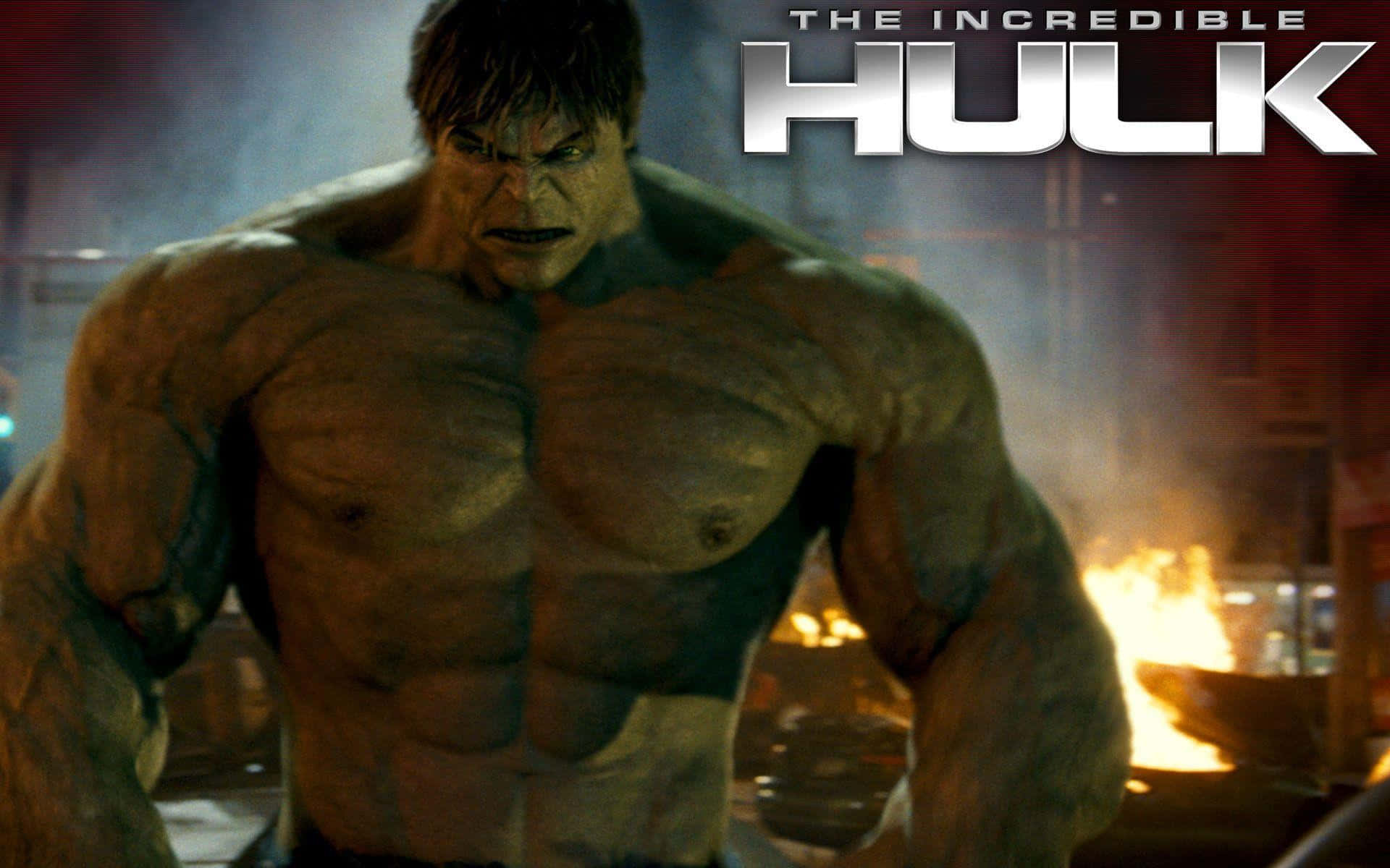 ¡contemplaal Increíble Hulk!