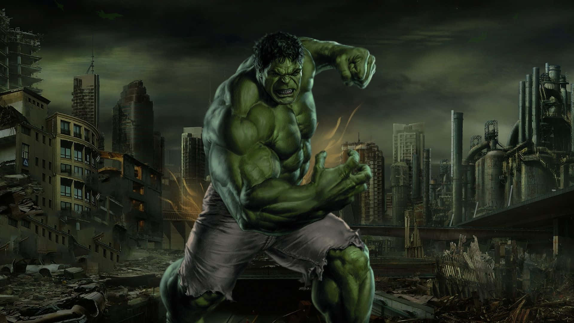 A Still From The Marvel Cinematic Universe Film, Hulk