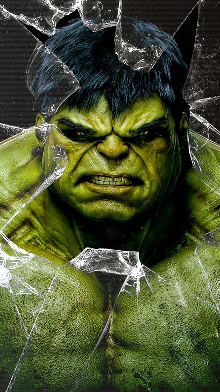 Denotrolige Hulk Släpper Lös Sin Ilska.