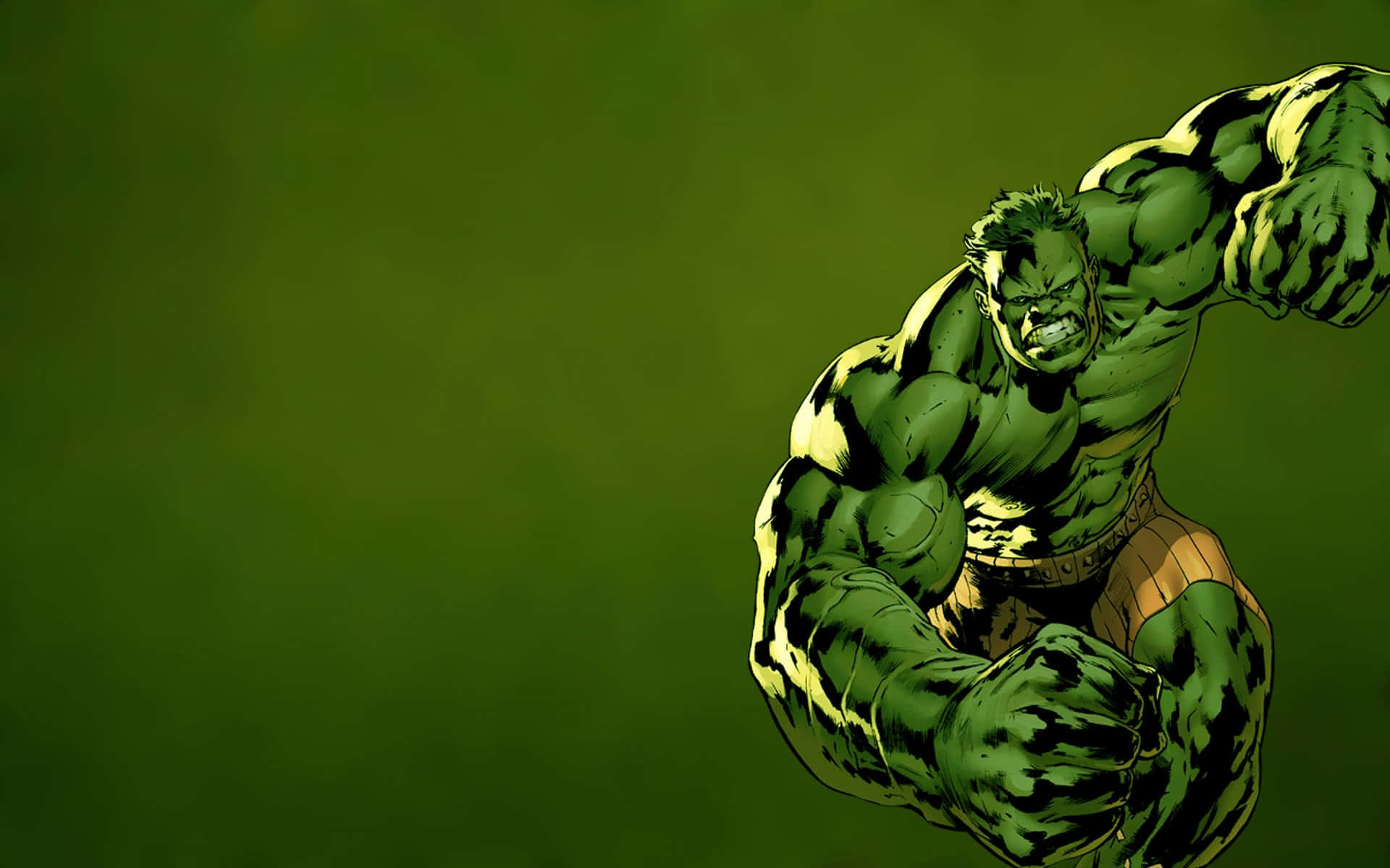 Den utrolige Hulk, klar til at løsne sin vrede