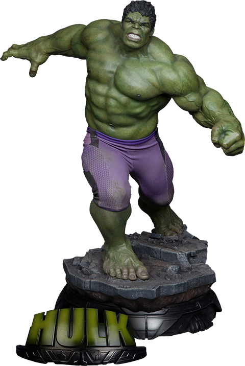 Hulk Statue Display PNG