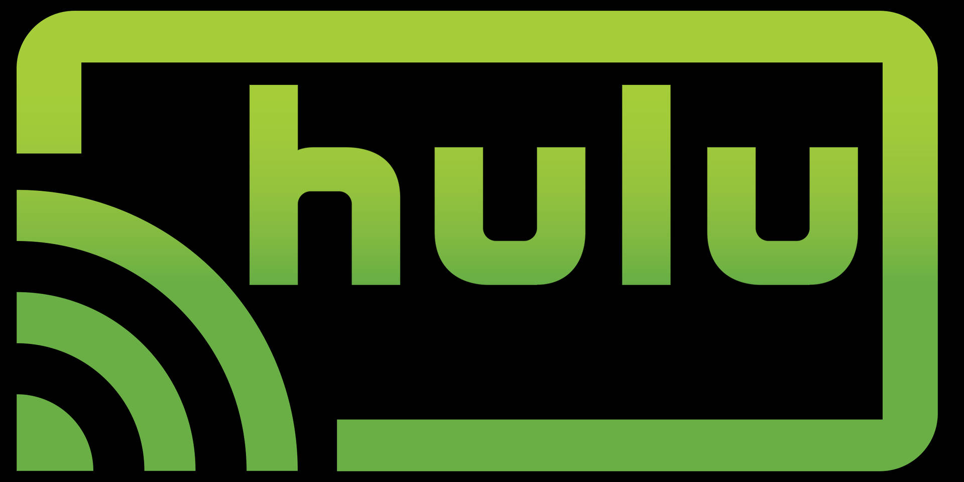 Hulu Green Icon Background