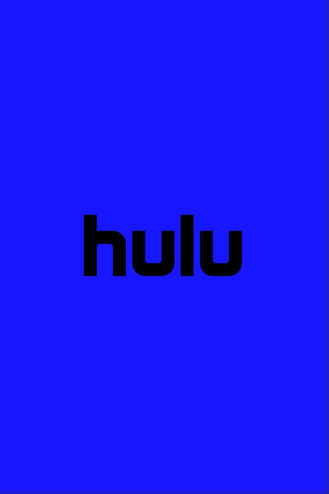 Hulu Logo In Blue Background