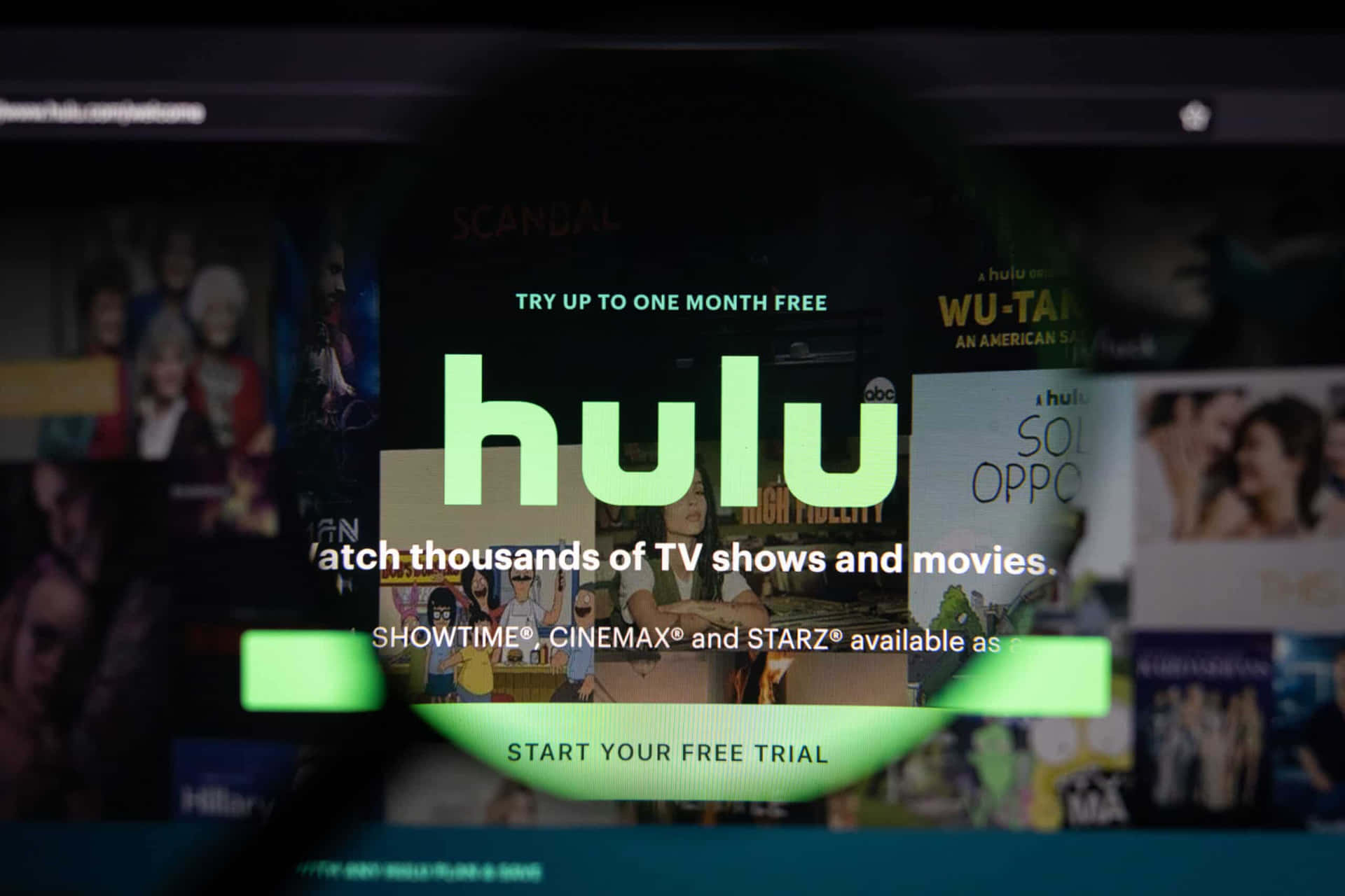 Enjoy streaming your favorite shows and movies on Hulu