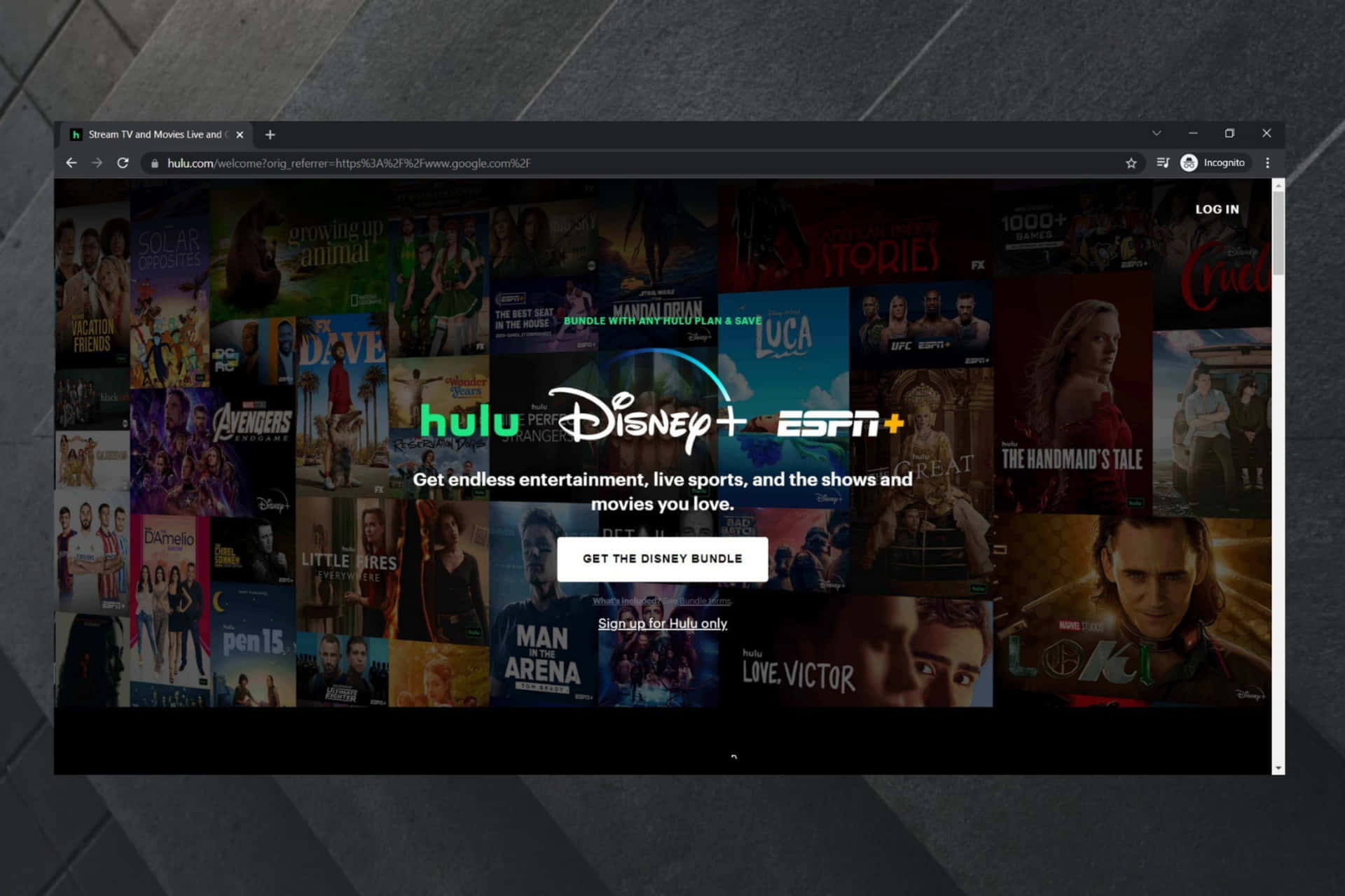 Watch your favorite shows&movies on Hulu