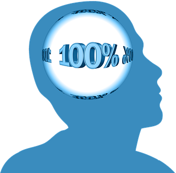 Human Head100 Percent Concept PNG