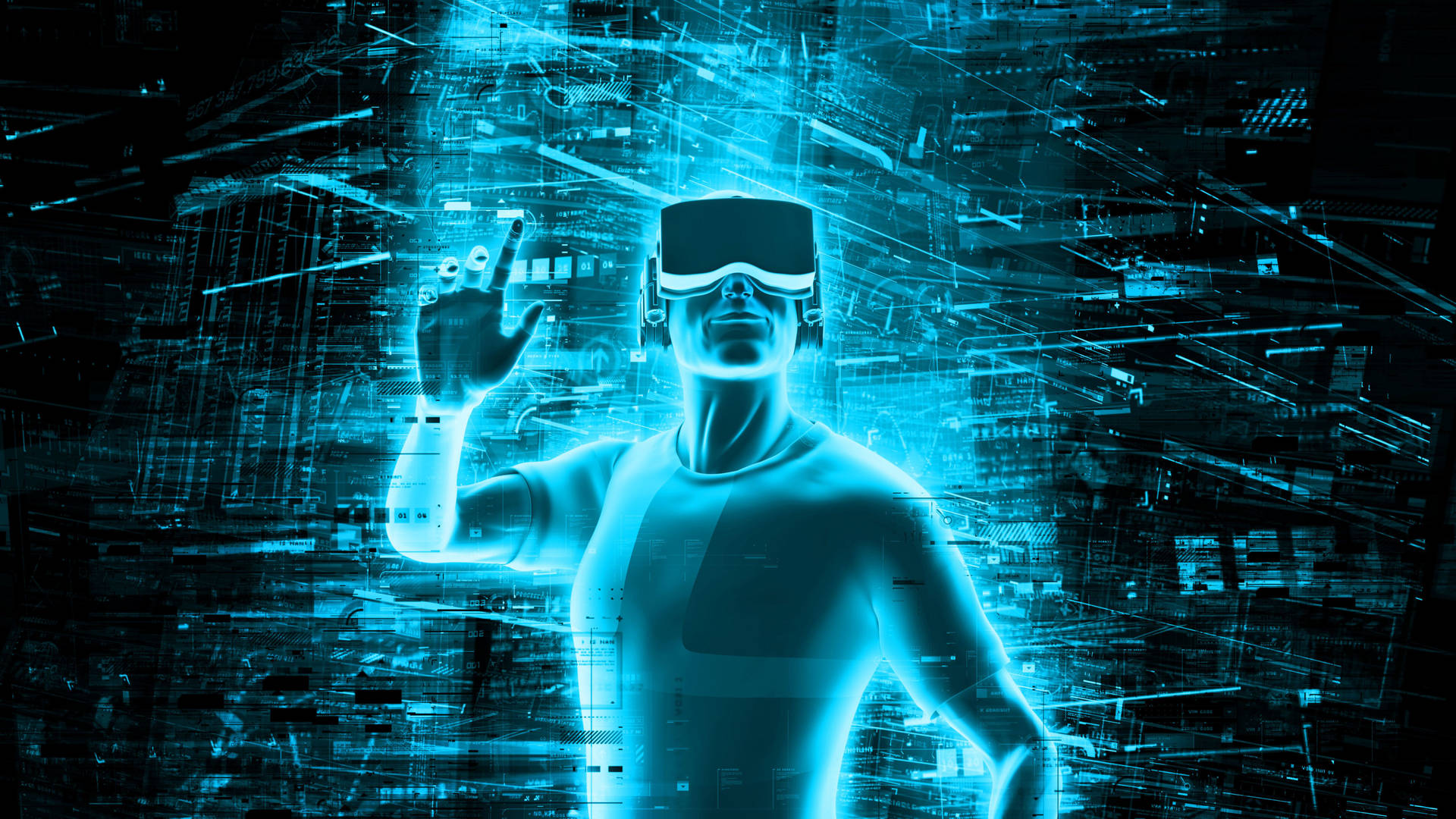 Human Hologram Technology wallpaper