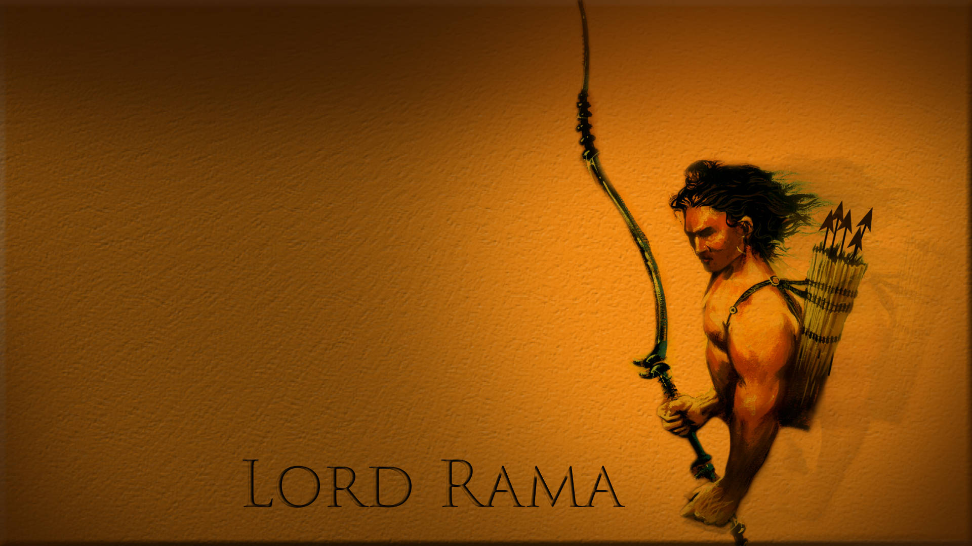 Human Lord Rama Art Wallpaper
