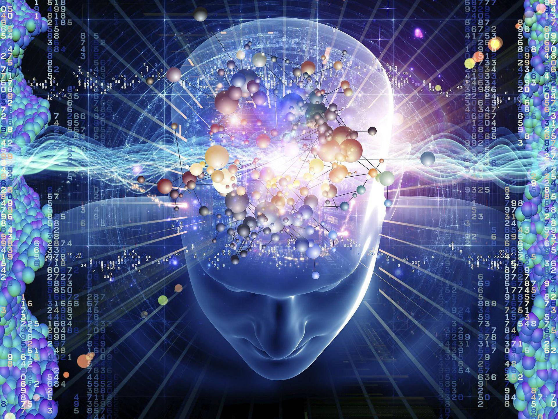 Human Mind In Matrix Code Background Wallpaper