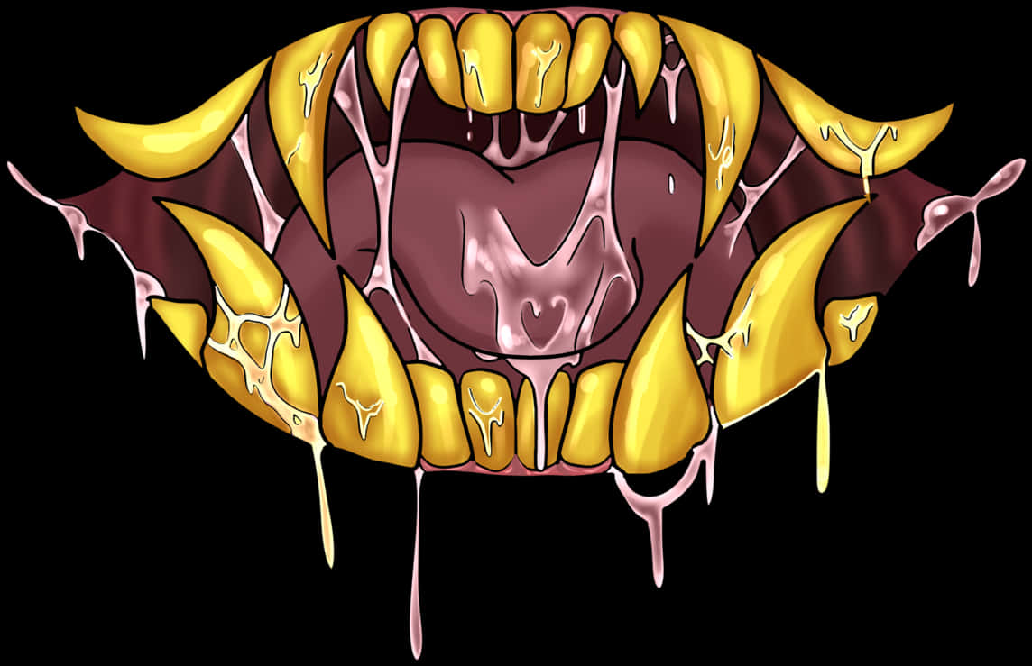 Human Mouth Anatomy Illustration SVG