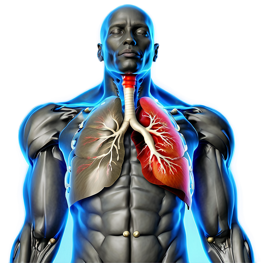 Human Respiratory System Png 06132024 PNG