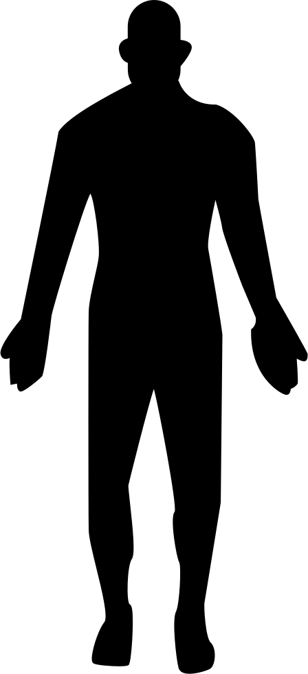 Human Silhouette Outline PNG