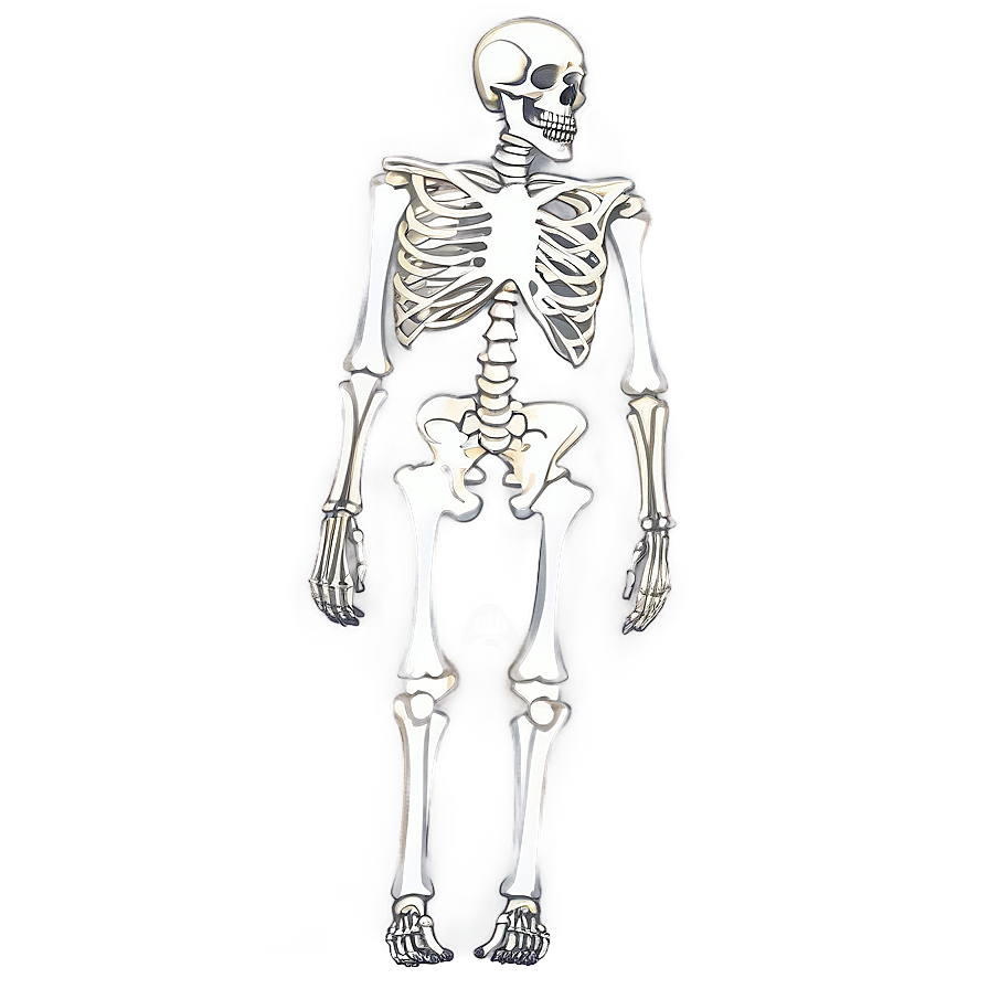 Human Skeleton Artistic Interpretation Png 06262024 PNG