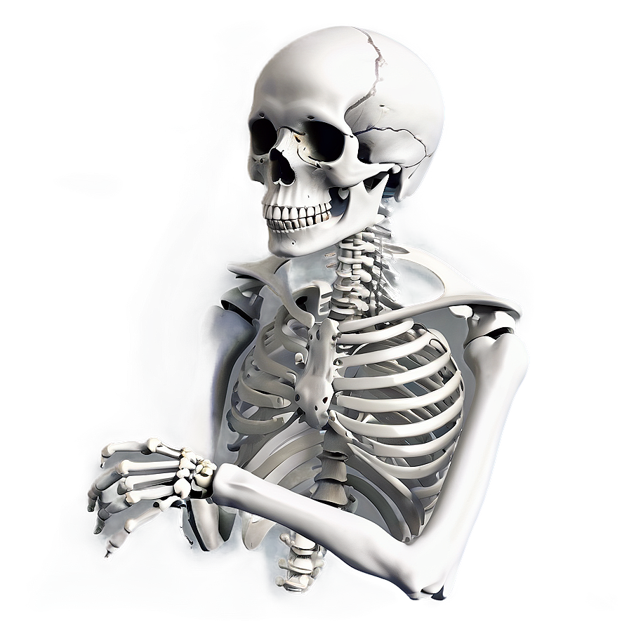 Human Skeleton For Osteology Learning Png Jas PNG