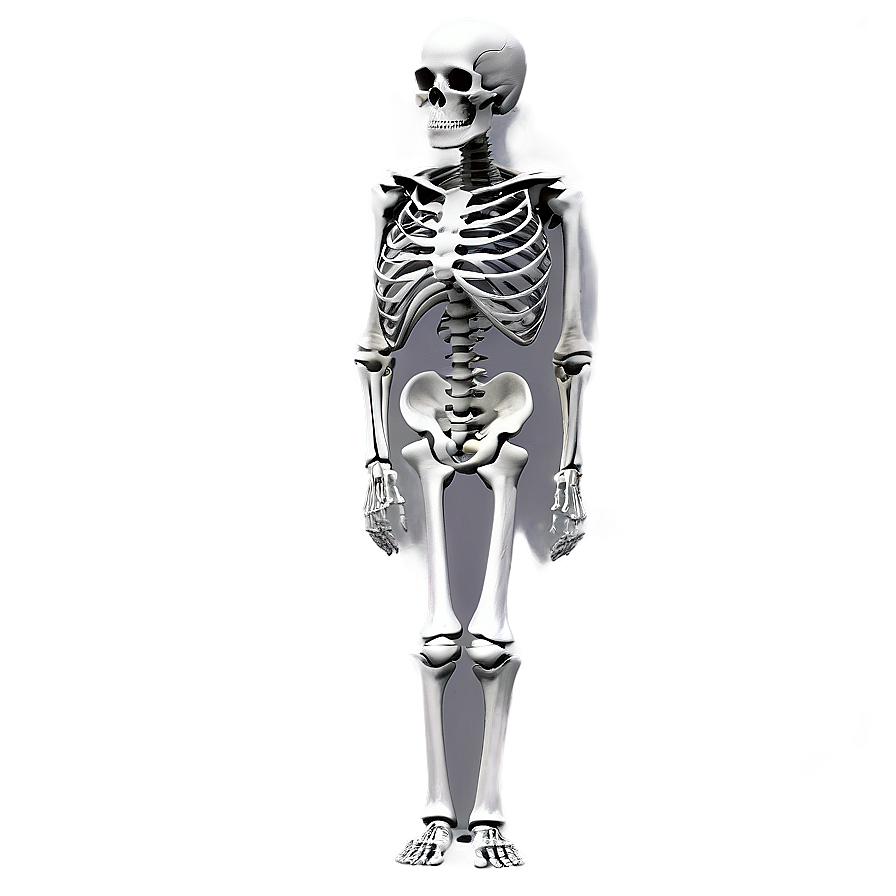 Human Skeleton Showing Bone Density Png 06262024 PNG