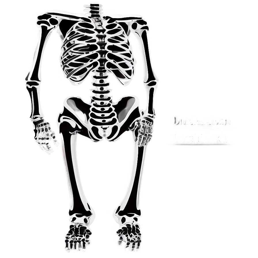 Human Skeleton With Bone Names Png 06262024 PNG