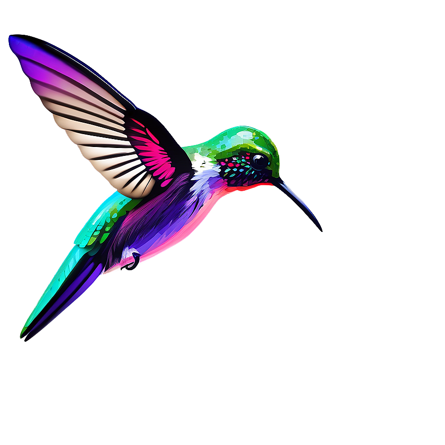 Download Hummingbird Digital Art Png 38 | Wallpapers.com