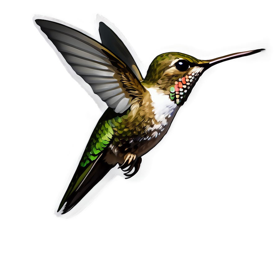 Hummingbird In Flight Png Sfu75 PNG