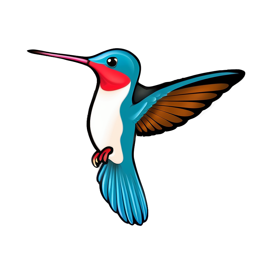 Download Hummingbird Outline Png Gne | Wallpapers.com