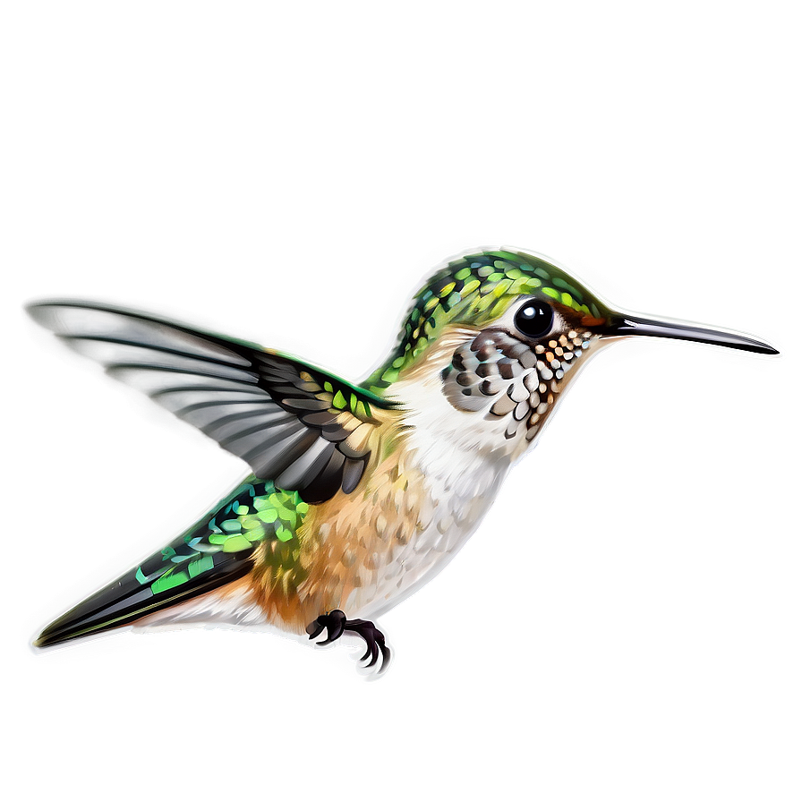 Download Hummingbird Side View Png Fwo | Wallpapers.com