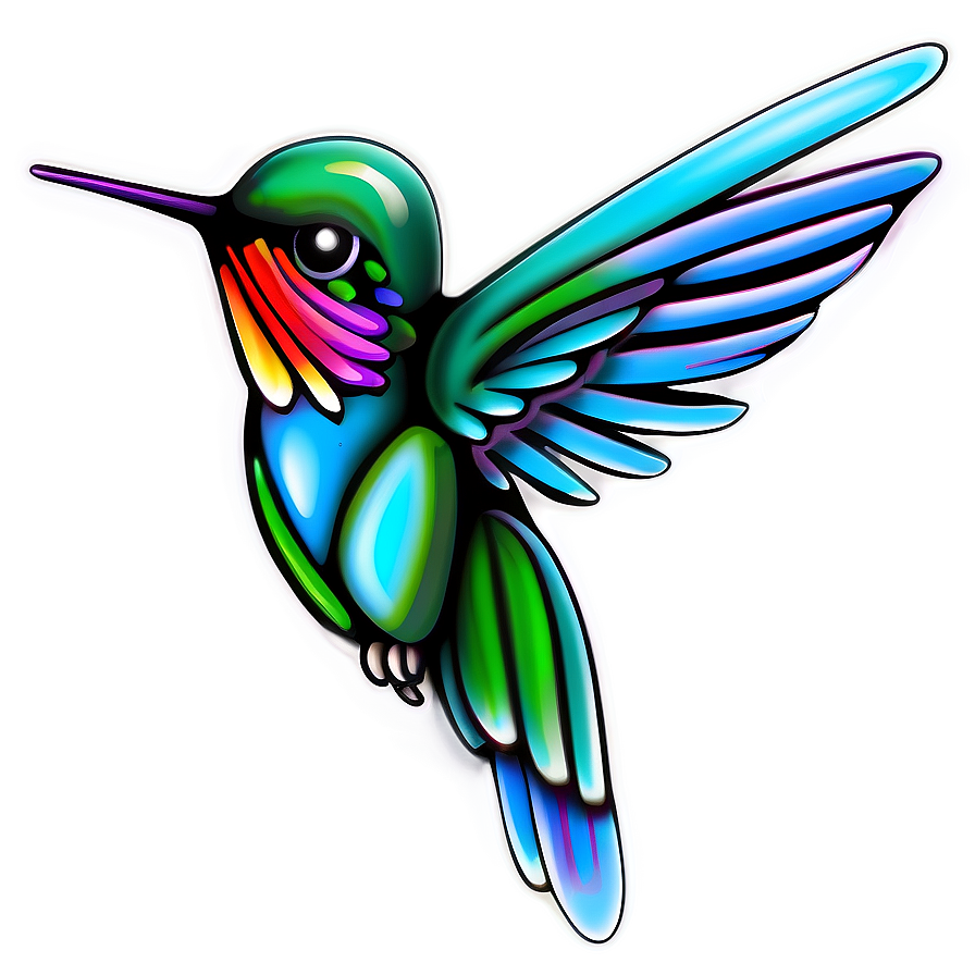 Download Hummingbird Tattoo Design Png Eup | Wallpapers.com