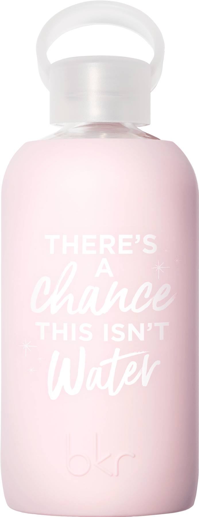 Humorous Pink Water Bottle PNG