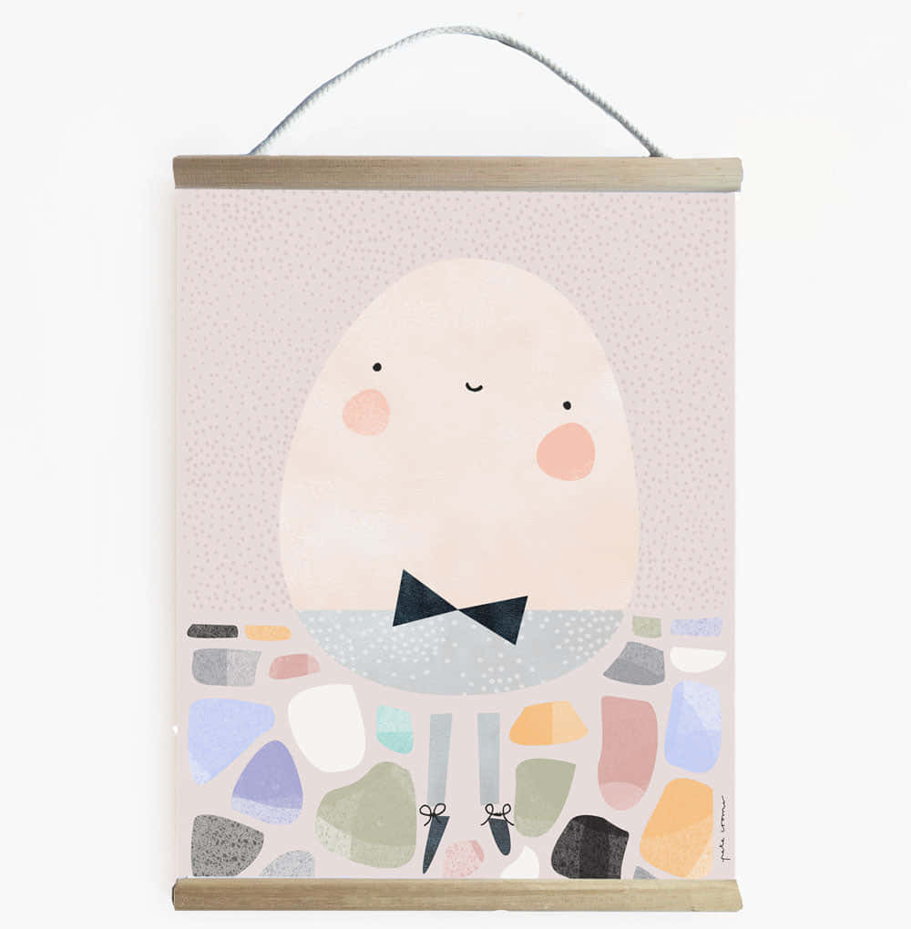 Stampad'arte Per Bambini Con L'immagine Di Humpty Dumpty
