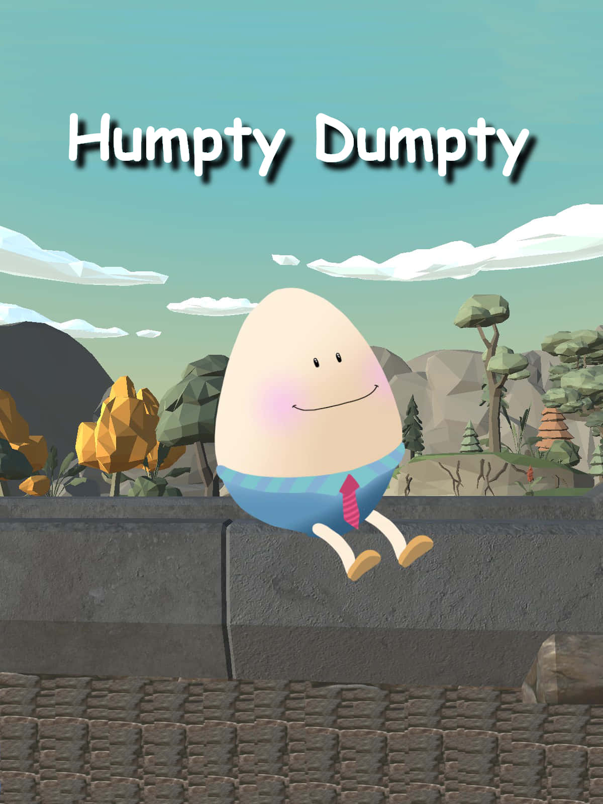 Humpty Dumpty Gray Wall Picture