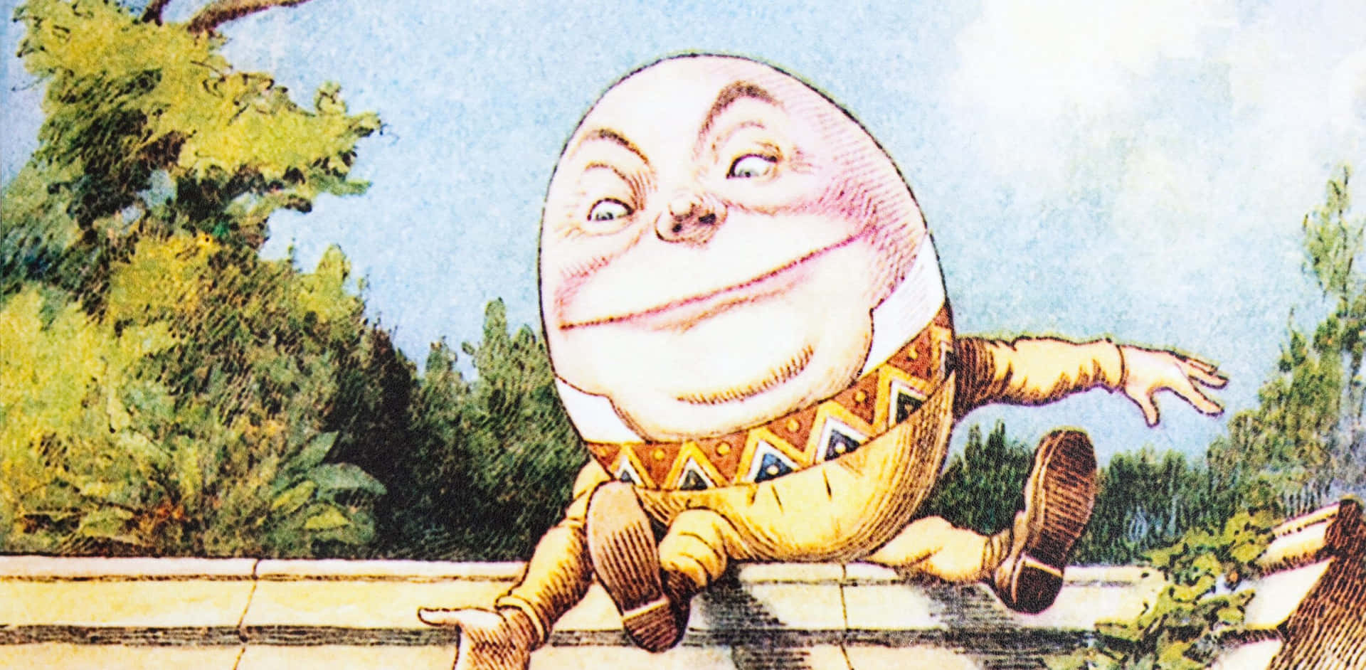 Imagende Humpty Dumpty Vistiendo Ropa Amarilla