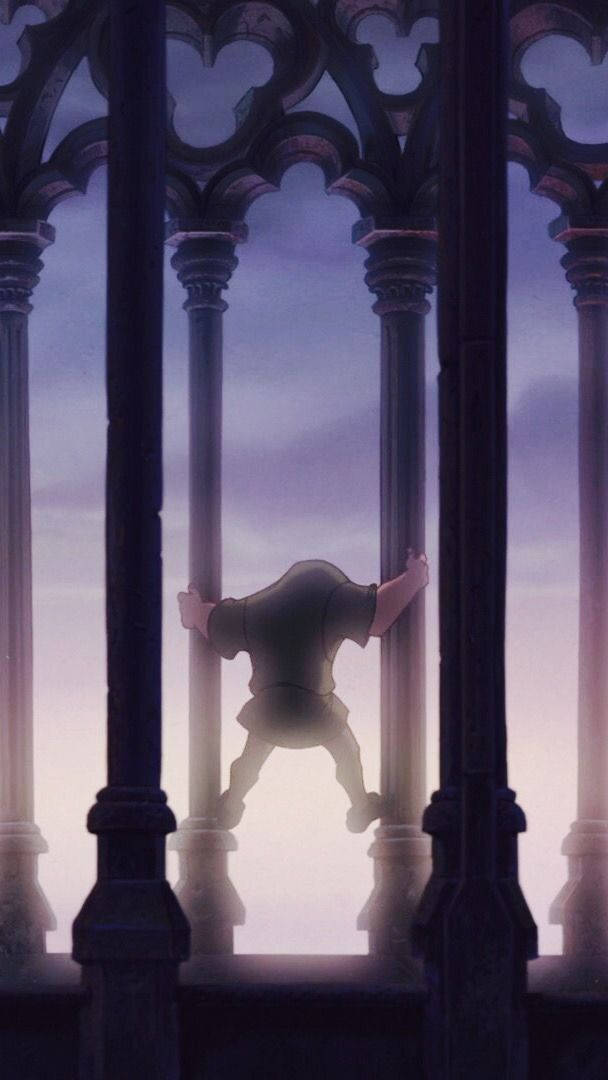 Hunchback Of Notre Dame Looking Down Wallpaper