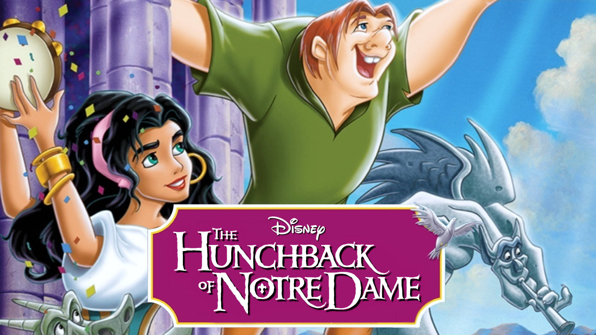 Hunchback Of Notre Dame Promotional Art Wallpaper