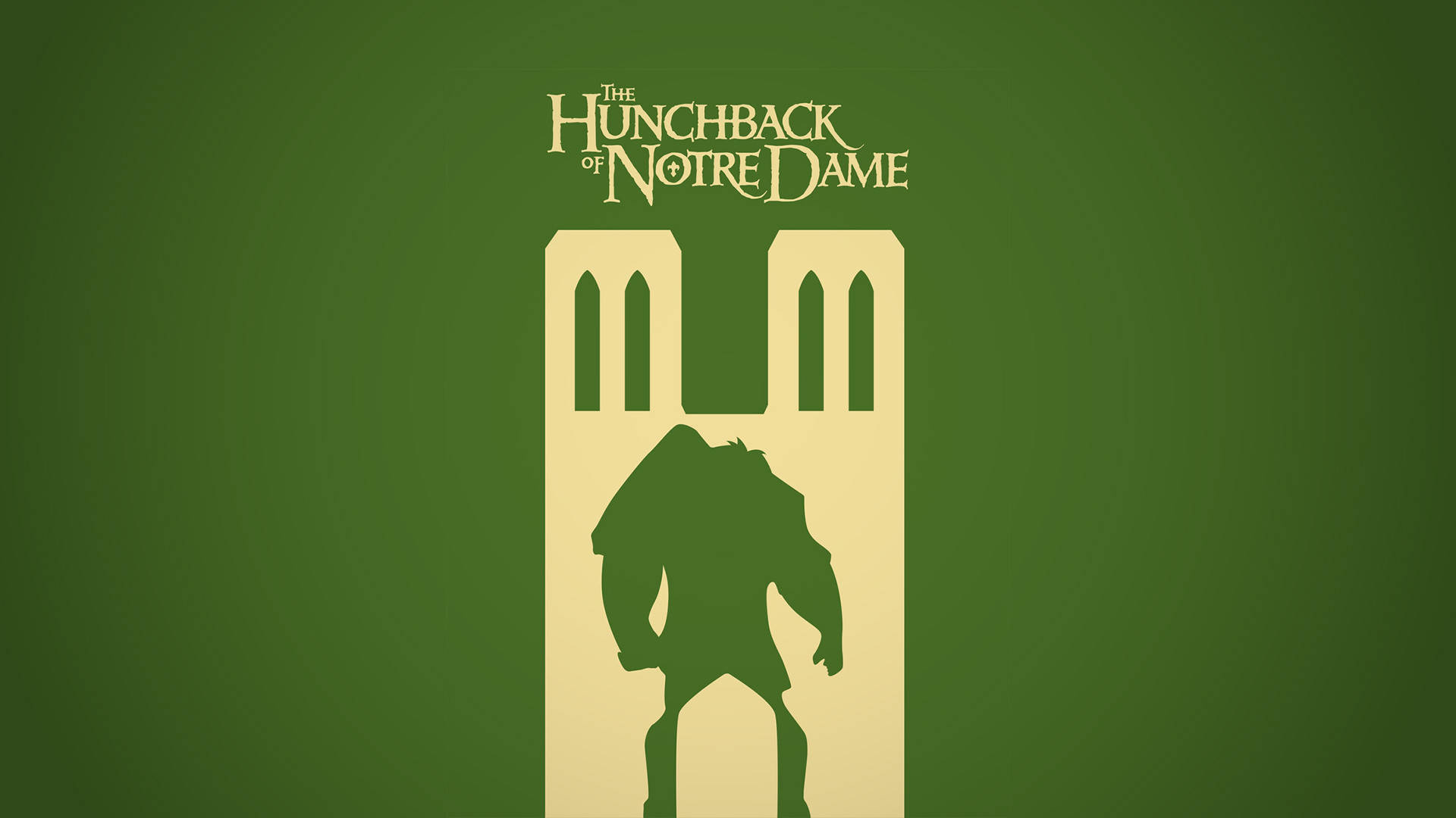 Hunchback Of Notre Dame Silhouettes Wallpaper