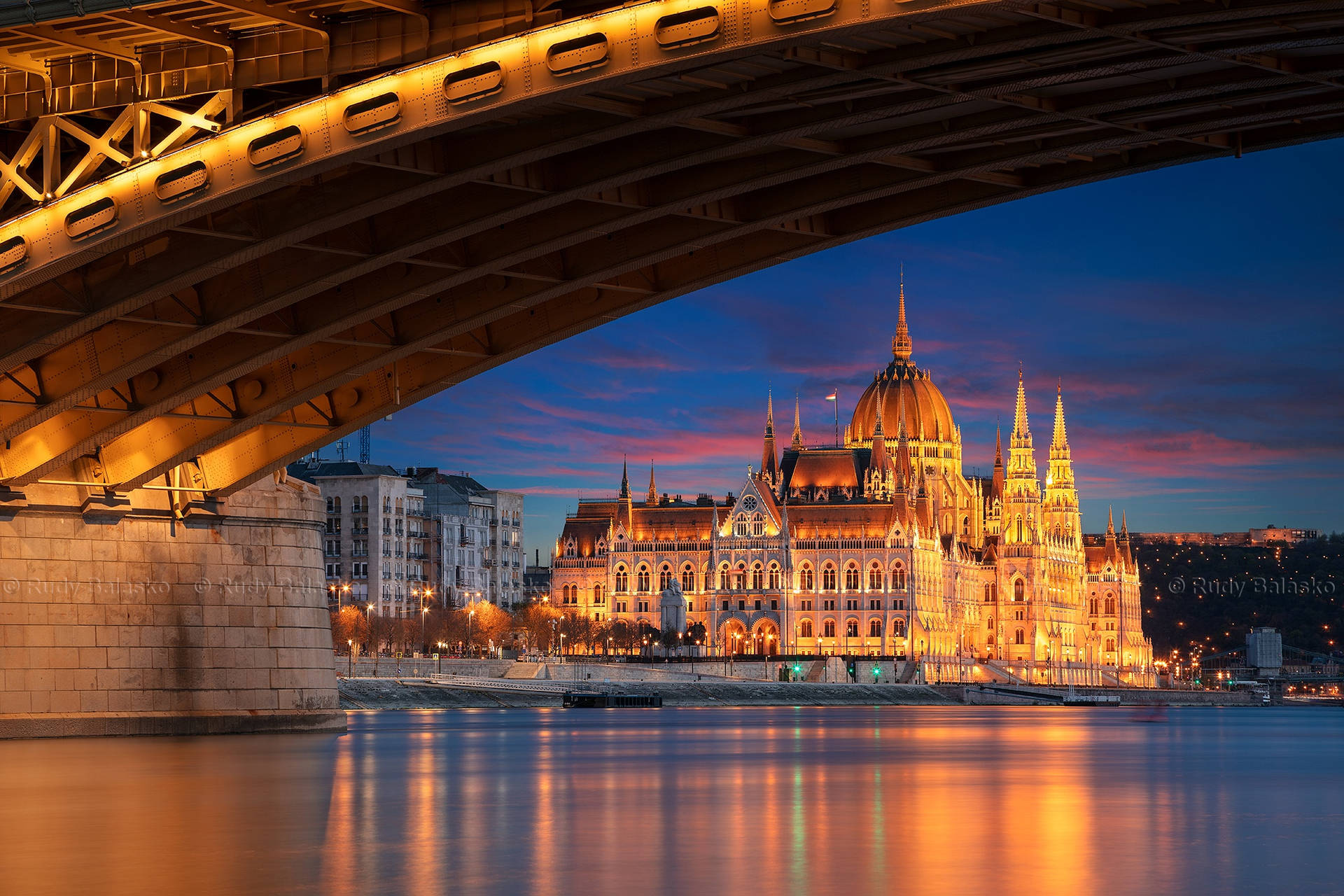 Parlamento Ungherese In Ungheria Sfondo
