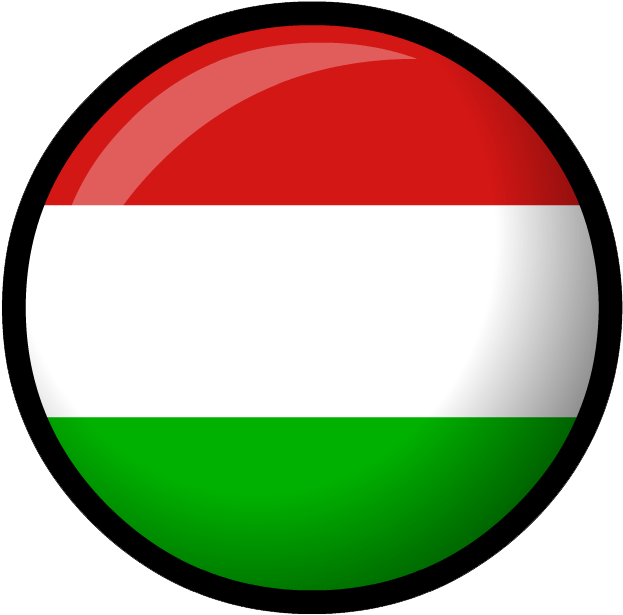 Hungarian_ Flag_ Button PNG