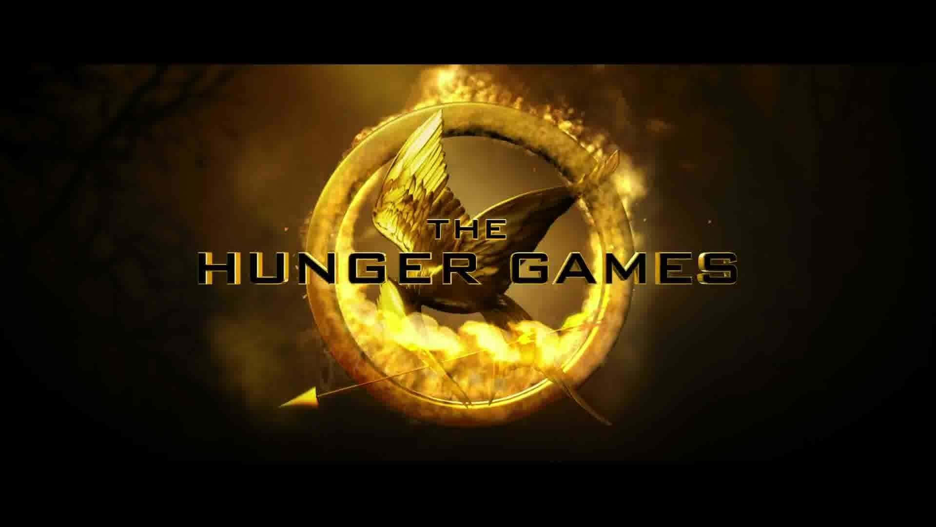 Hungergames-logotypen Med Eld