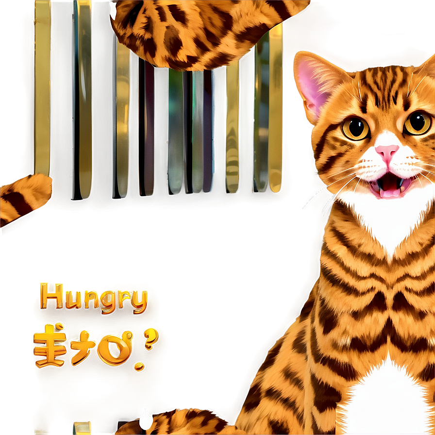 Hungry Cat Expression Png C PNG