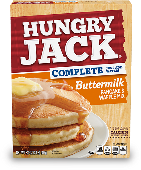 Hungry Jack Buttermilk Pancake Mix Box PNG