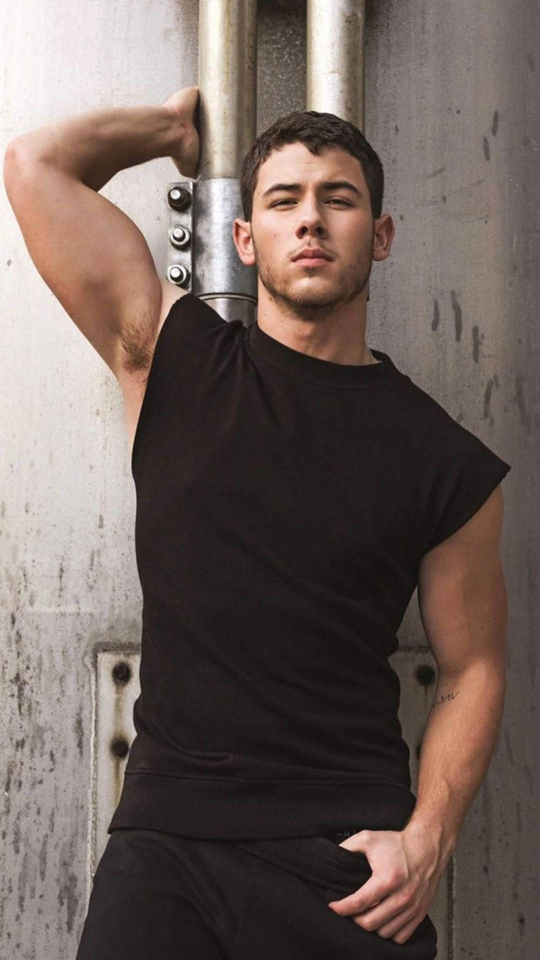 Modeloatractivo Nick Jonas Fondo de pantalla
